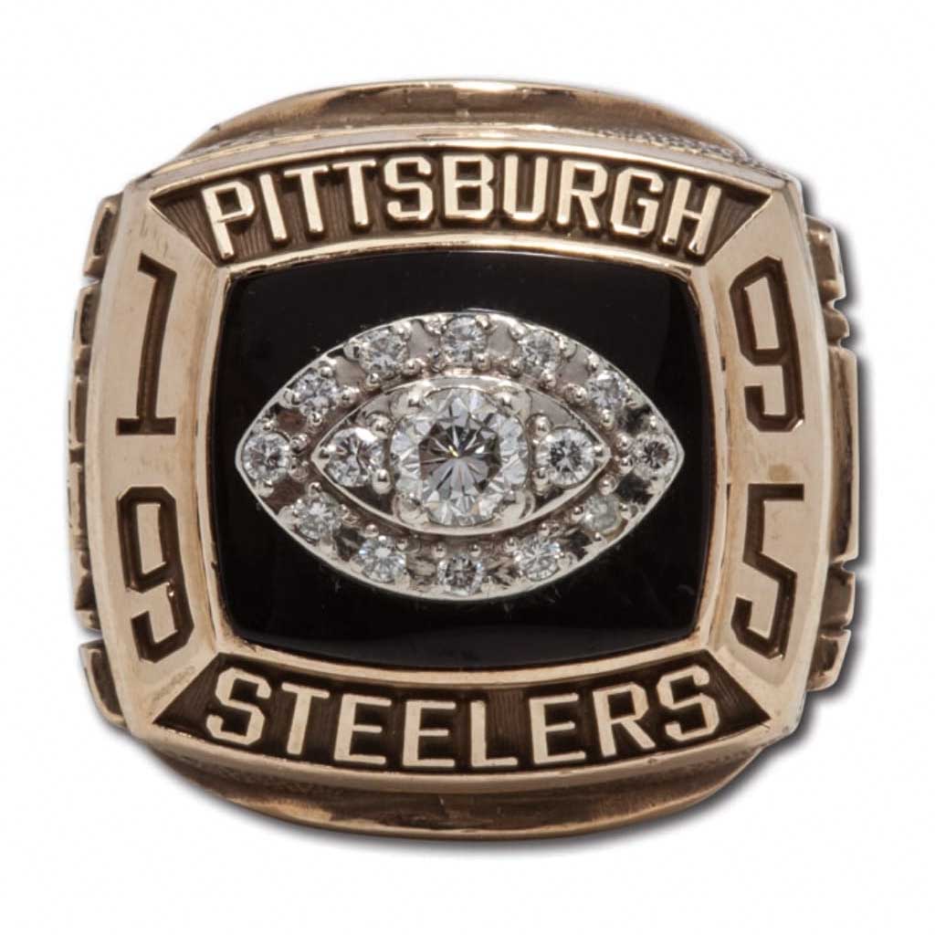 1995 Pittsburgh Steelers AFC Championship Ring – Gold & Silver Pawn Shop