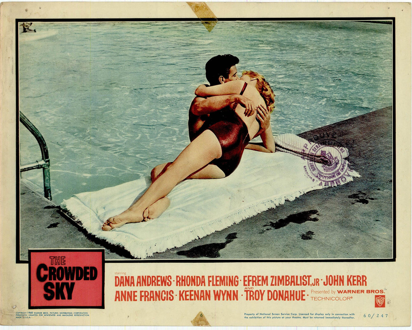 The Crowded Sky: Original Lobby Card Bundle, 1960 Art G S Pawn