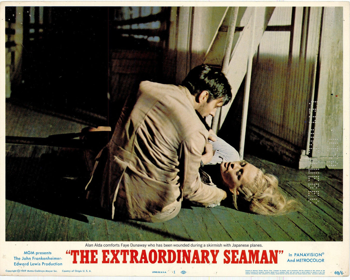 The Extraordinary Seaman: Original Lobby Card Bundle, 1969 Art G S Pawn