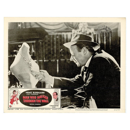 The Man Who Walked Through the Wall Movie Lobby Card