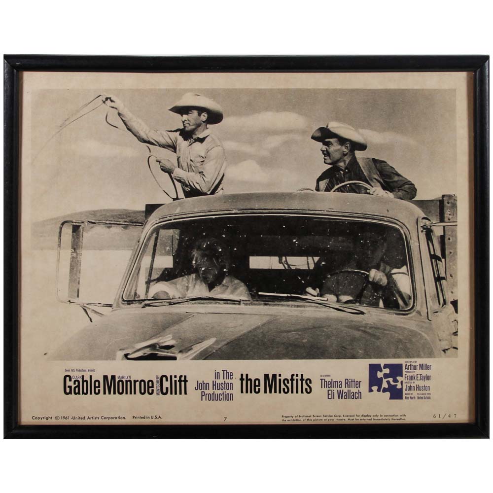 The Misfits: Original Lobby Card, 1961 Art Gold & Silver Pawn Shop