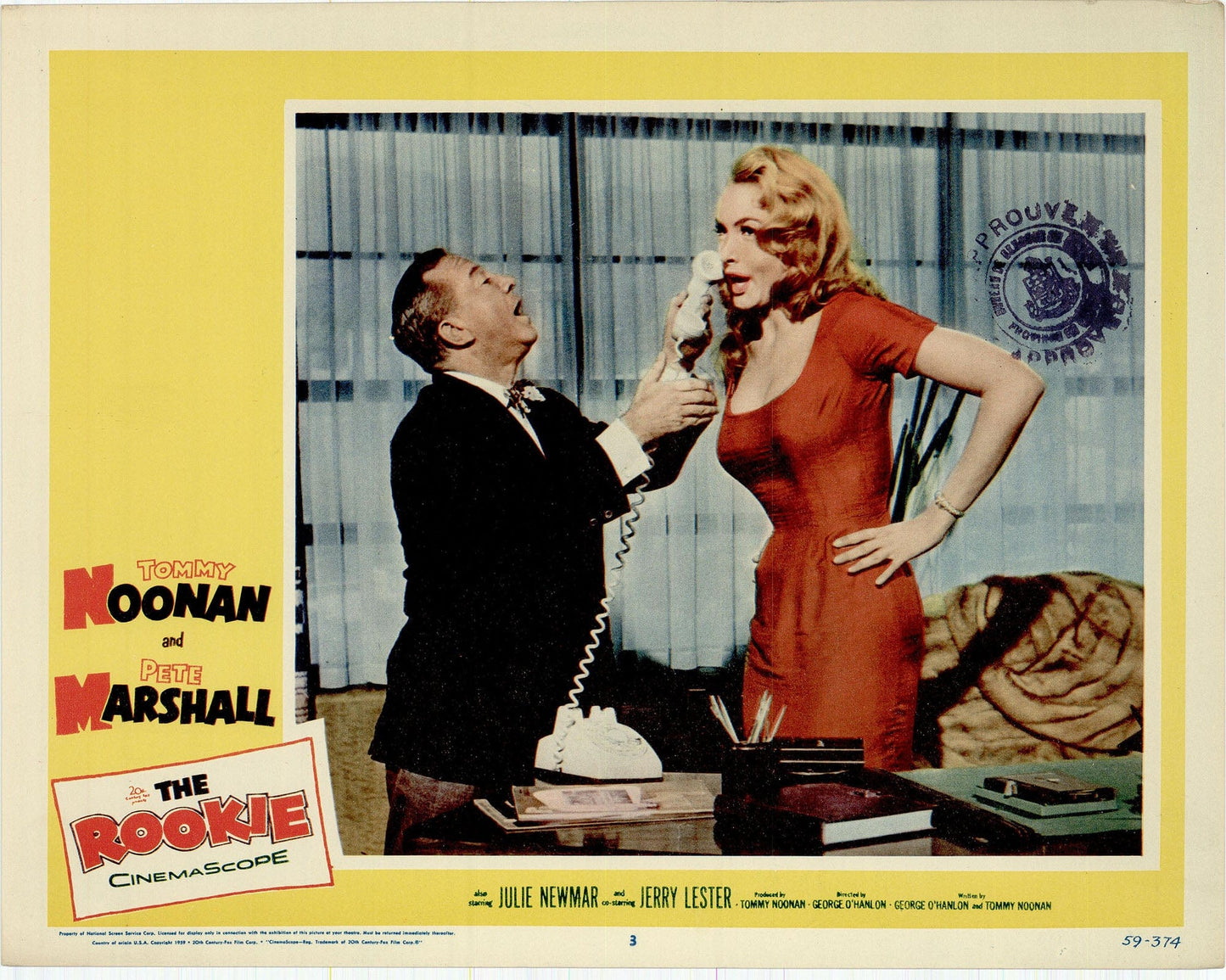The Rookie: Original Lobby Card Bundle, 1959 Art G S Pawn