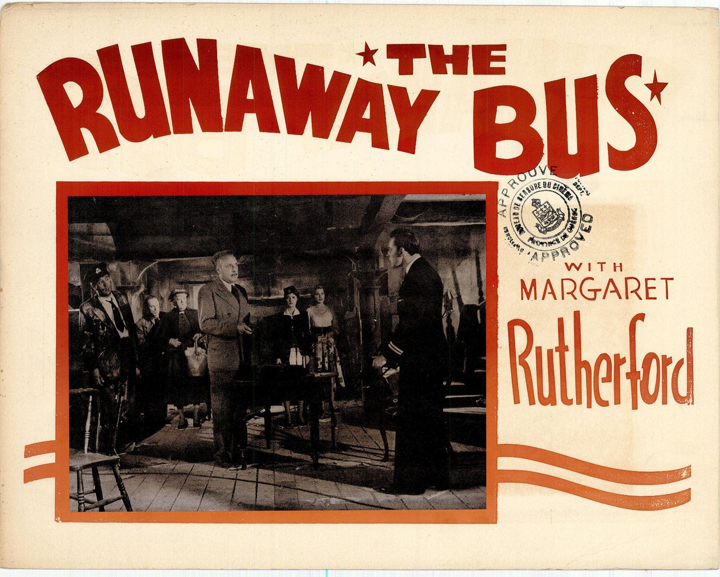 The Runaway Bus: Original Lobby Card Bundle, 1954 Art G S Pawn