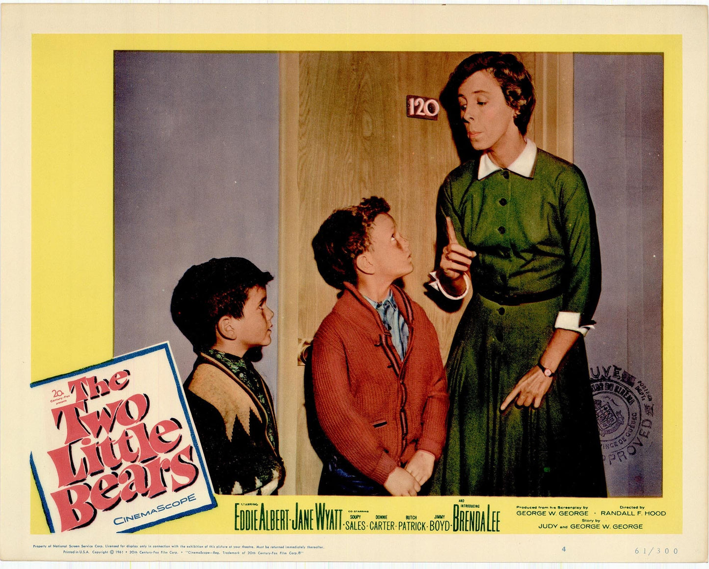 The Two Little Bears: Original Lobby Card Bundle, 1961 Art G S Pawn