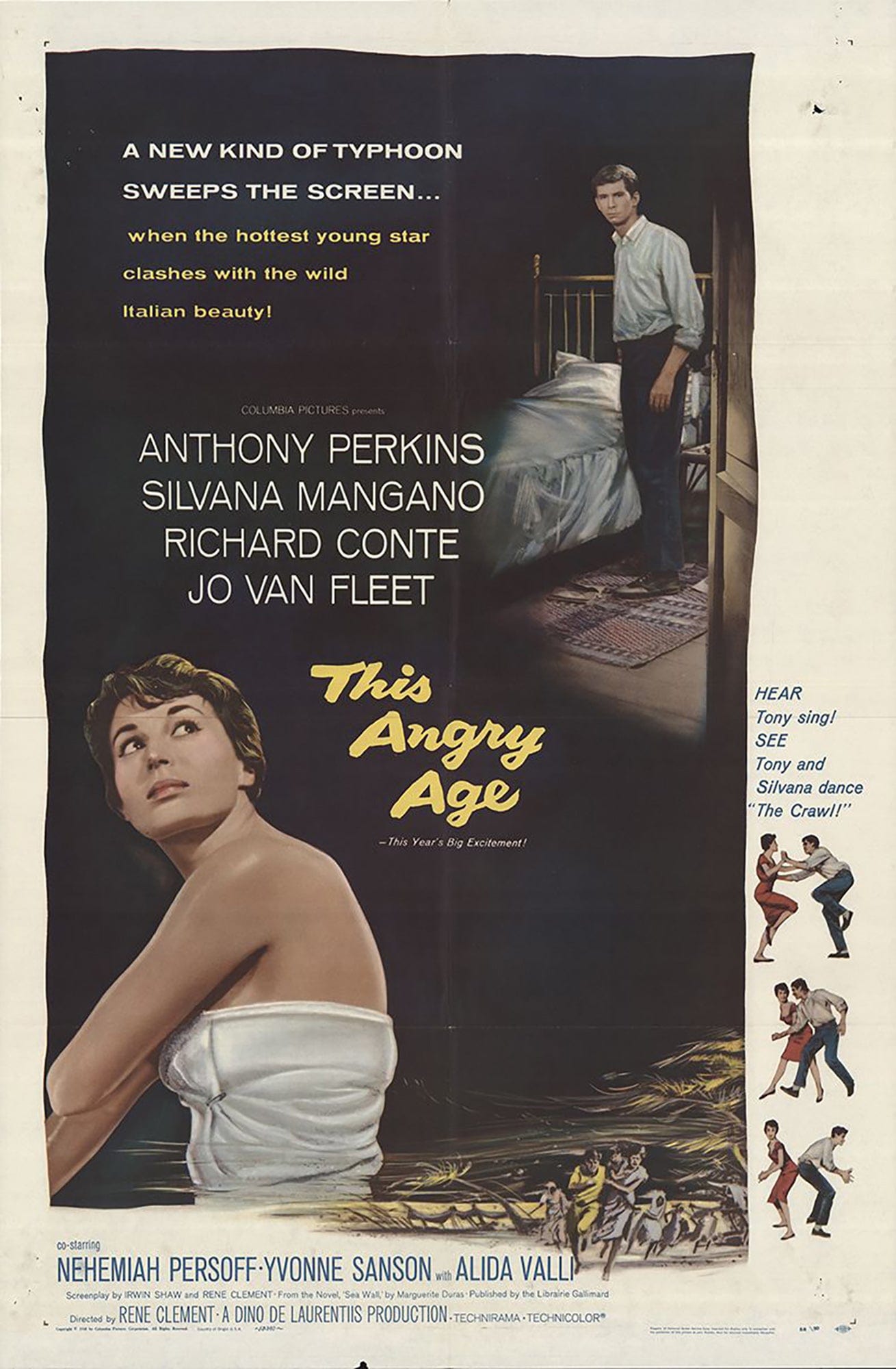 This Angry Age: Original One Sheet Movie Poster, 1958 Art G S Pawn