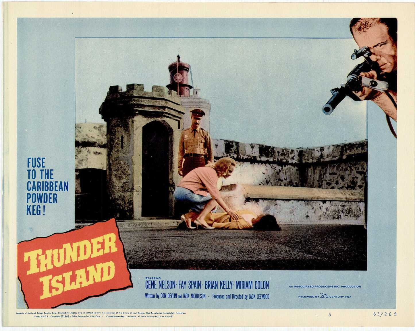 Thunder Island: Original Lobby Card Bundle, 1963 Art G S Pawn