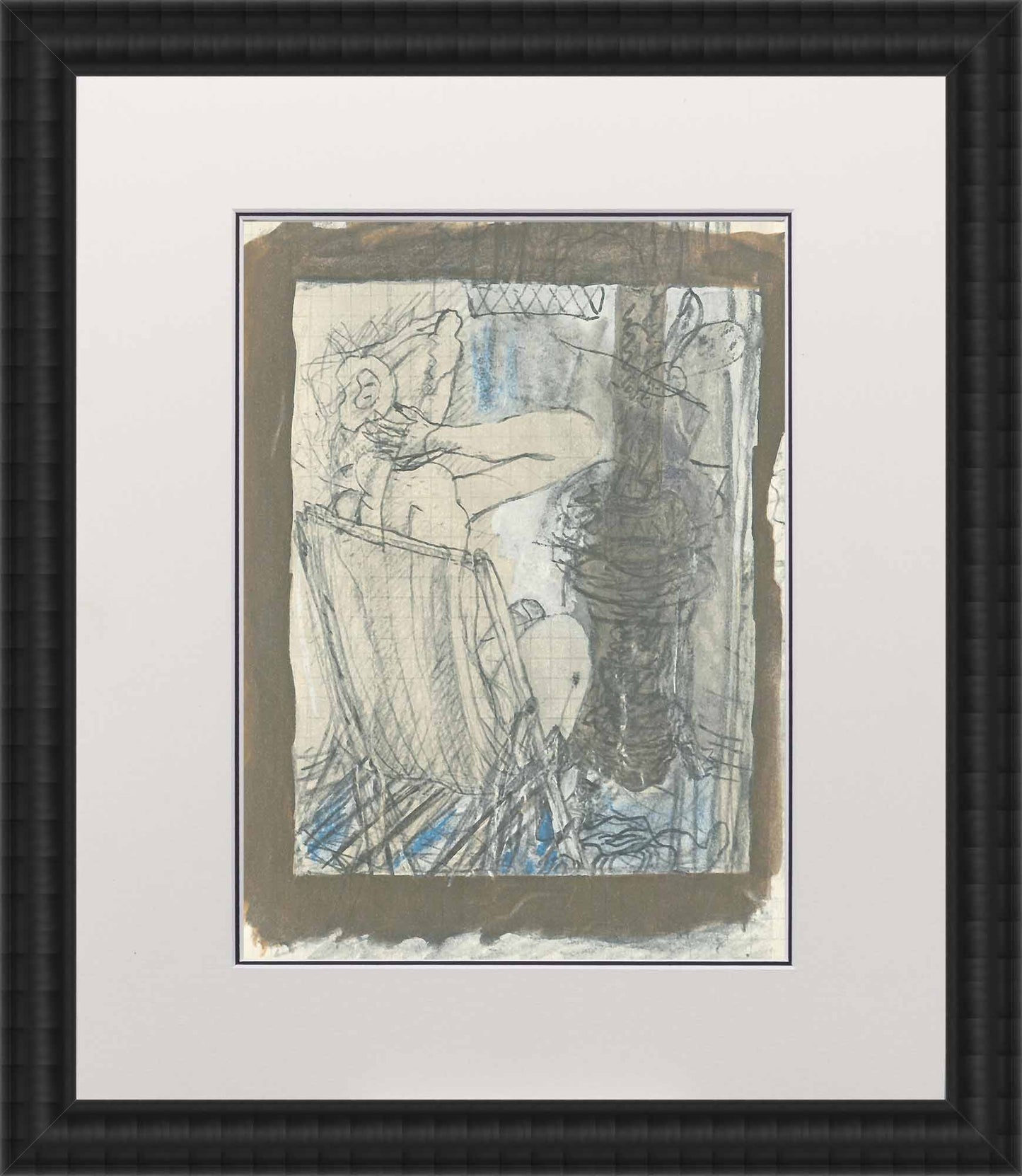 Georges Braque, "Untitled IV" Art G S Pawn Black Wood