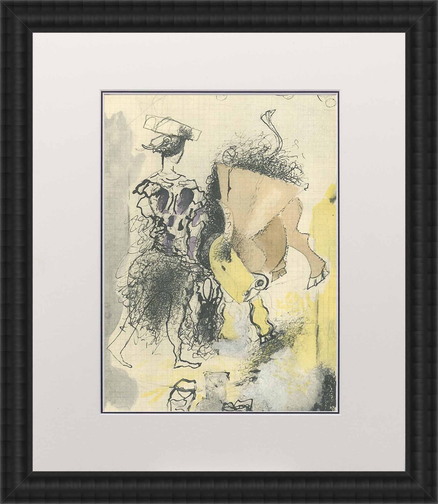 Georges Braque, "Untitled VIII" Art G S Pawn Black Wood