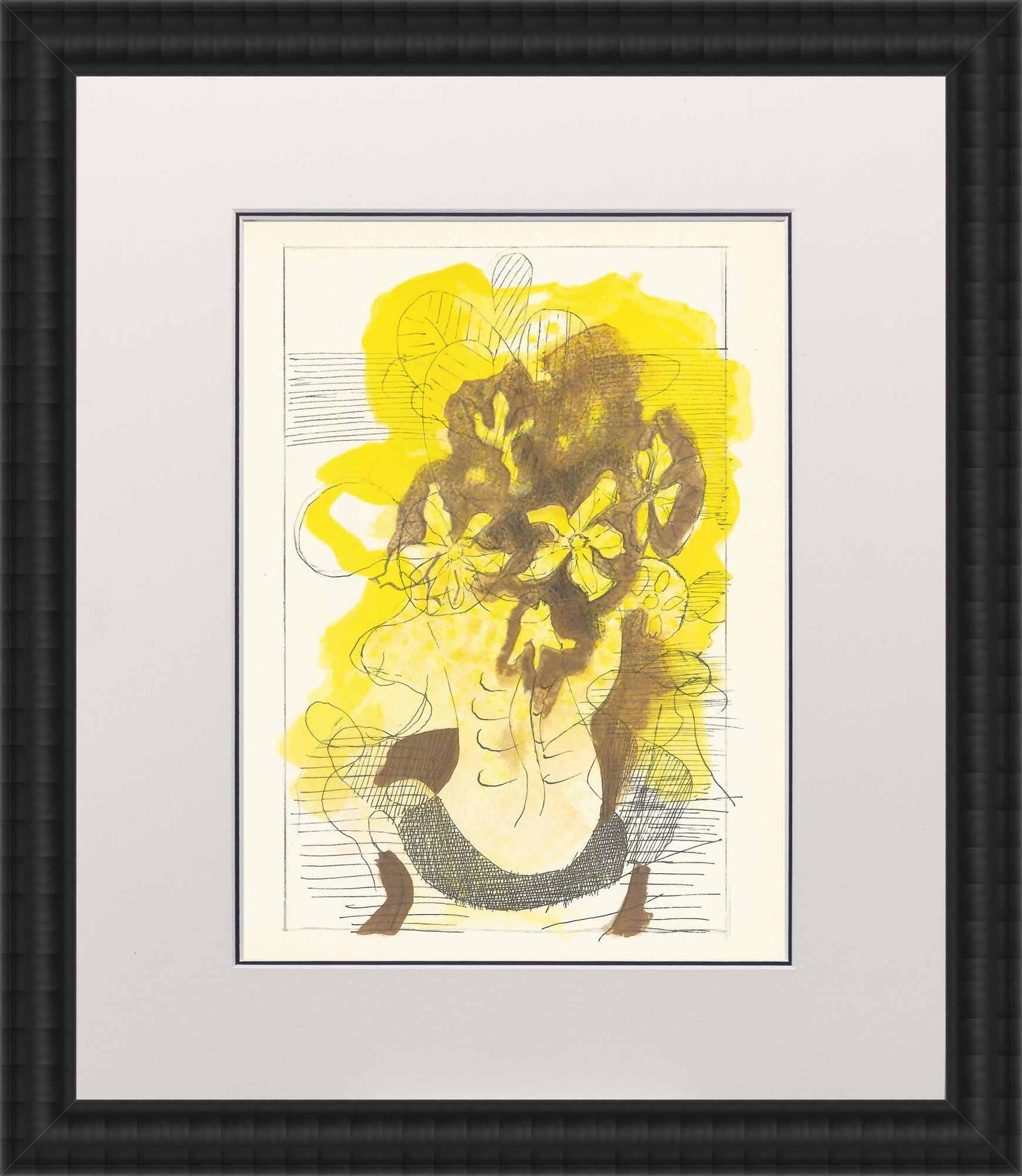 Georges Braque, "Untitled XV" Art G S Pawn Black Wood