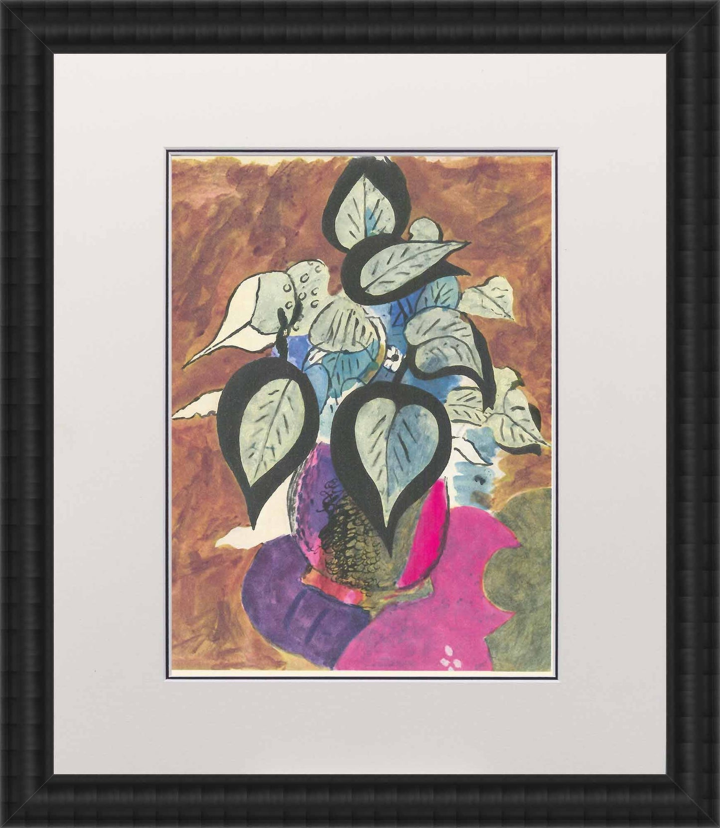 Georges Braque, "Untitled XVIII" Art G S Pawn Black Wood