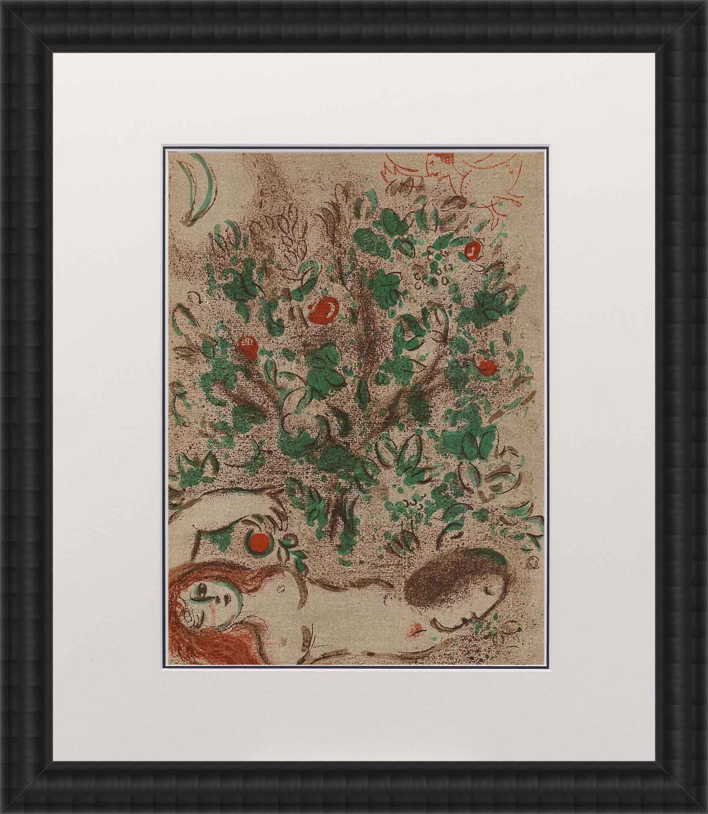 Marc Chagall; Paradis Art G S Pawn Black Wood