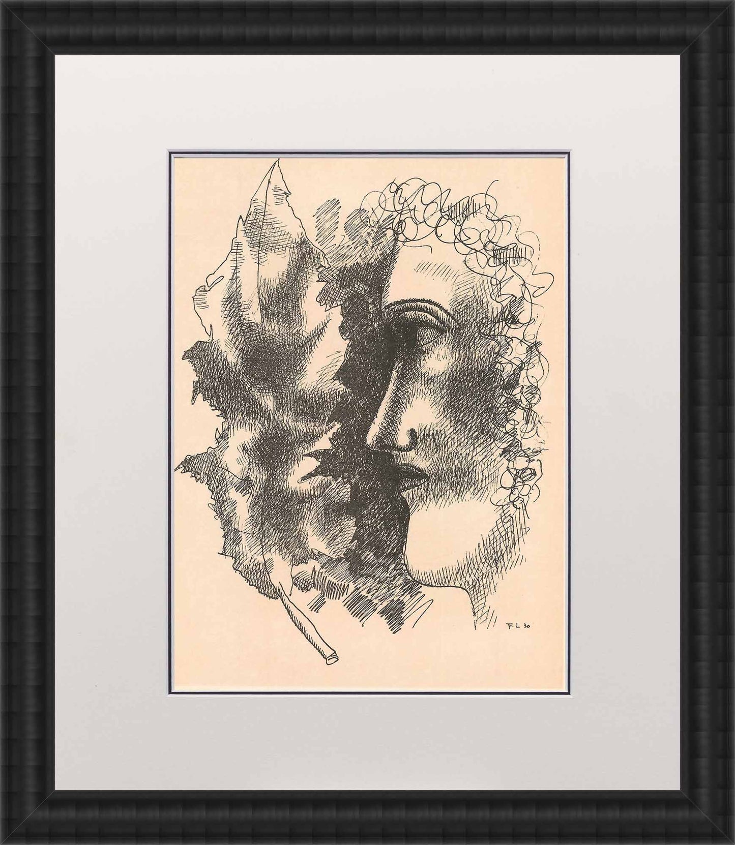 Fernand Léger; Tete et Feuille Art G S Pawn