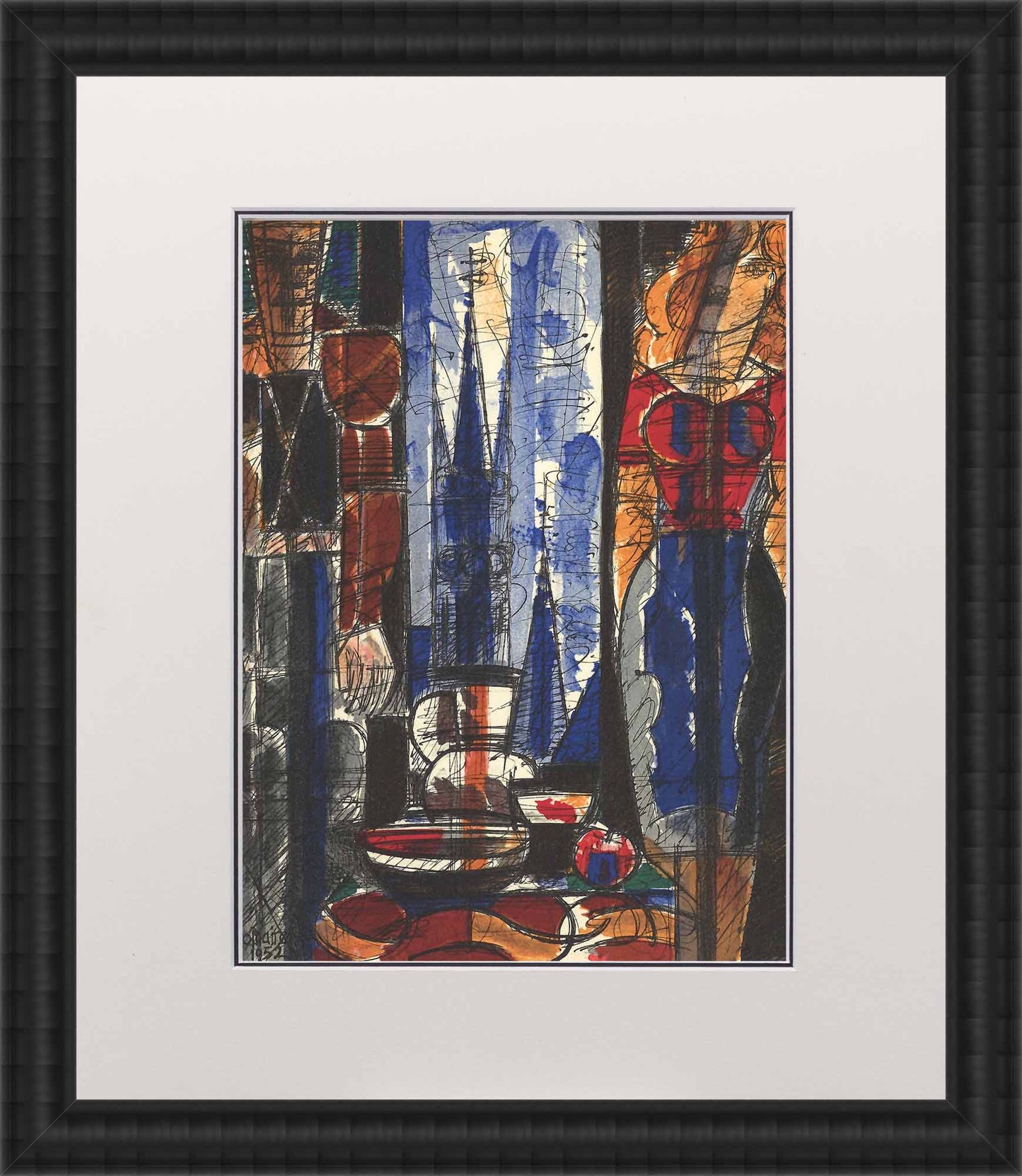 Marcel Gromaire; Interieur Flamand Art G S Pawn