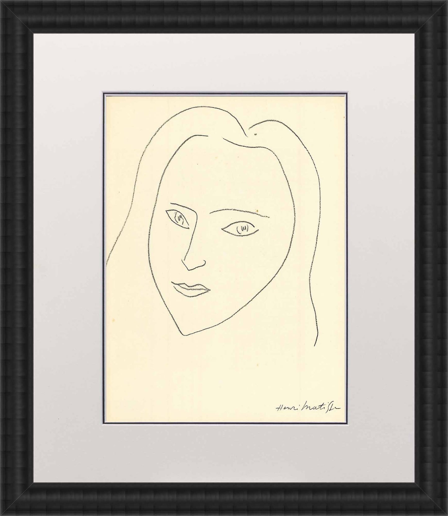 Henri Matisse; Angele Lamotte Art G S Pawn Black Wood