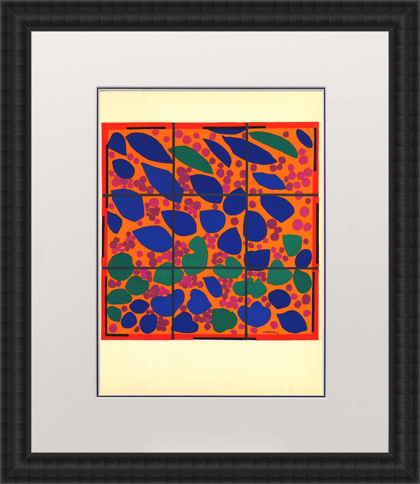 Henri Matisse; Lierre en Fleur Art G S Pawn Black Wood