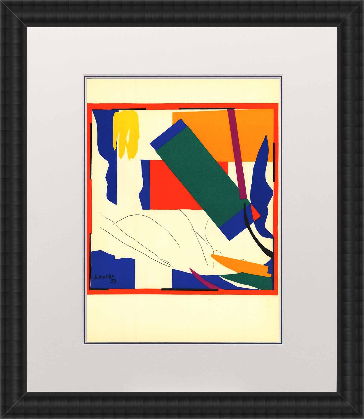 Henri Matisse; Souvenirs d' Oceanie Art G S Pawn Black Wood