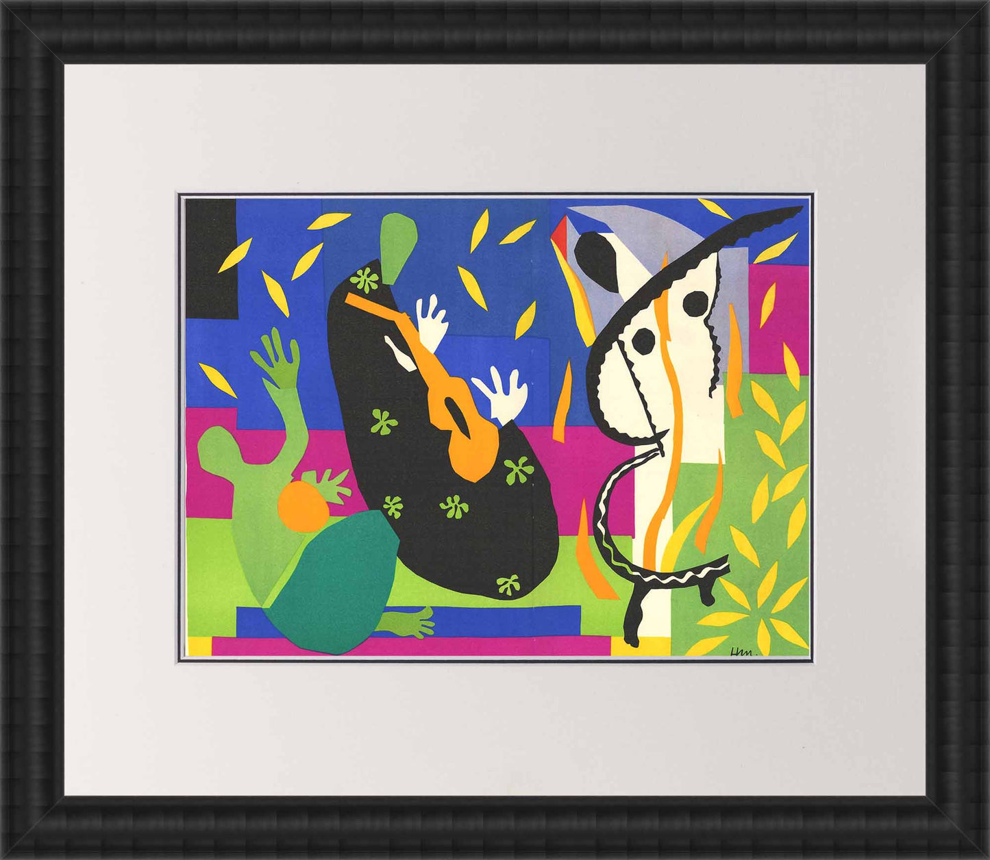 Henri Matisse, "La Tristesse Du Roi" Art G S Pawn Black Wood