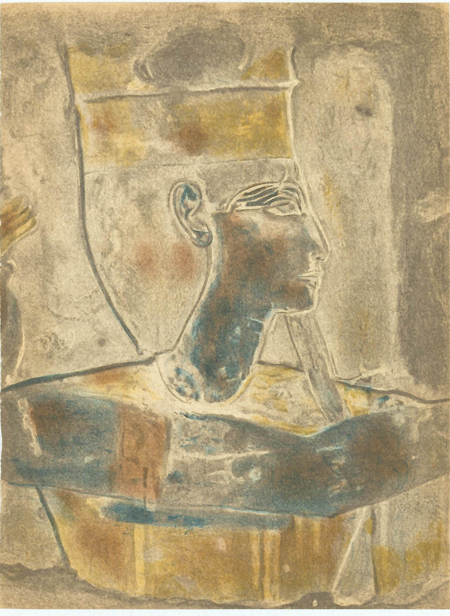 Constantin Guys: Egyptian Bas Relief I, 1939 Art G S Pawn