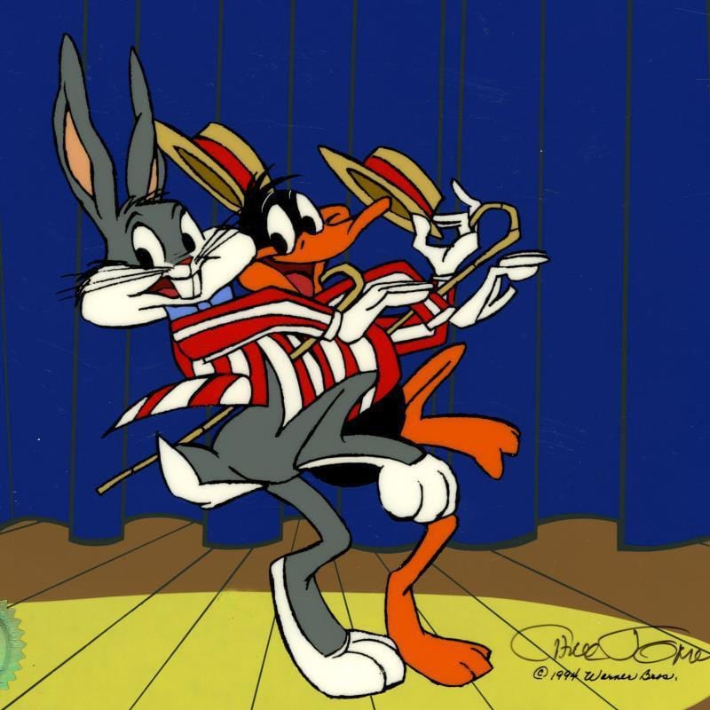 Chuck Jones; Bugs And Daffy: Curtain Call Art Gold & Silver Pawn Shop