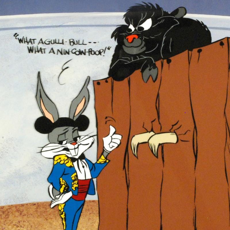 Chuck Jones; Bugs and Gulli-bull Art Gold & Silver Pawn Shop