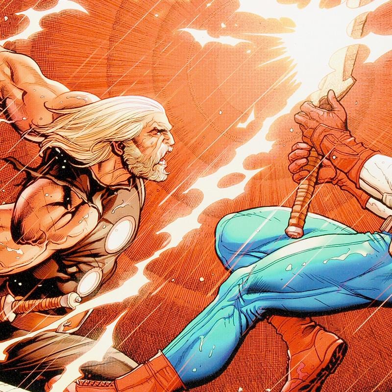 Stan Lee Signed; Ultimate New Ultimates #4 Art Gold & Silver Pawn Shop