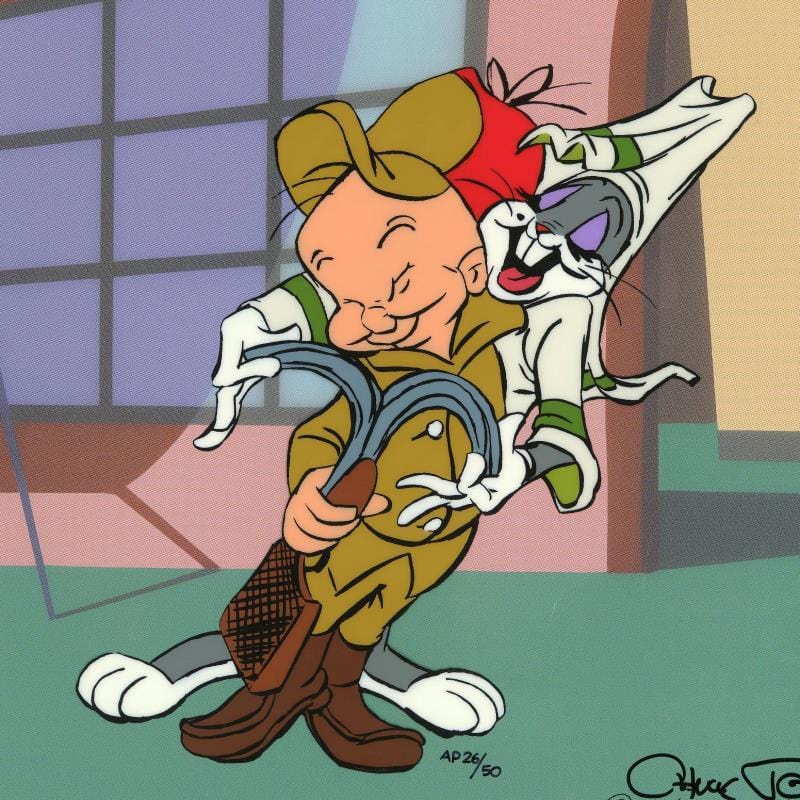 Chuck Jones; Let Me Straighten Your Tie Art Gold & Silver Pawn Shop