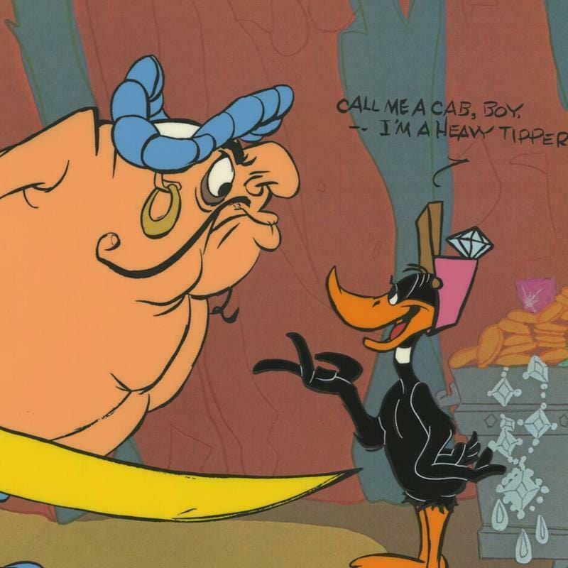 Chuck Jones; Daffy And Hassan: Call Me A Cab Art Gold & Silver Pawn Shop