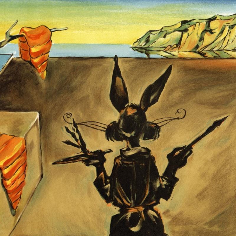 Chuck Jones; Persistence Of Carrots Art Gold & Silver Pawn Shop