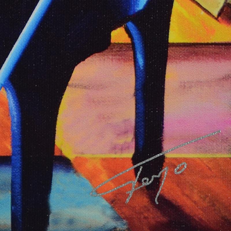 Ferjo; Santorini at Dusk Art Gold & Silver Pawn Shop