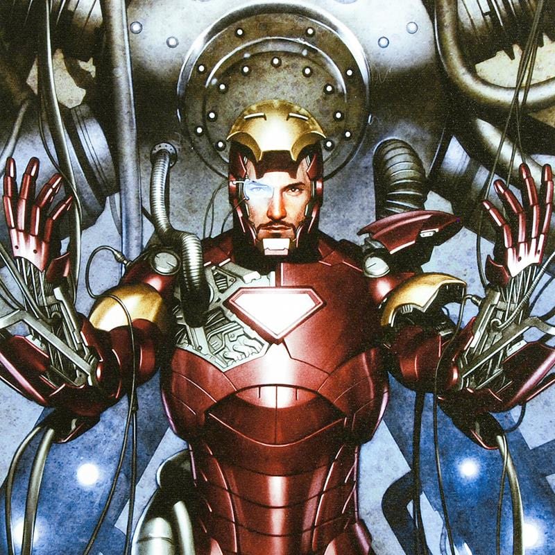 Marvel Art; Iron Man: Director of S.H.I.E.L.D. #31 Art Gold & Silver Pawn Shop
