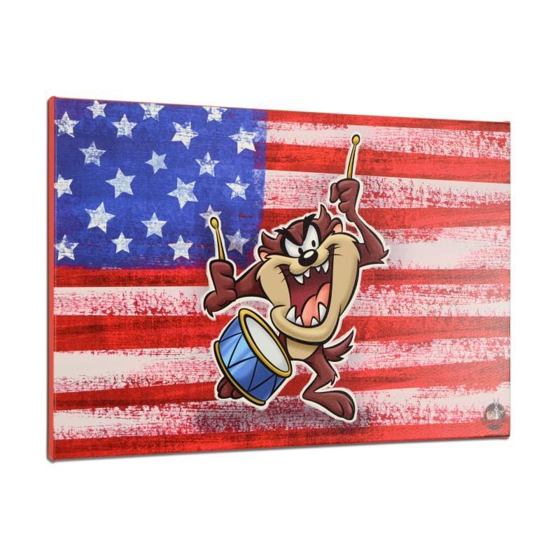 Looney Tunes; Patriotic Series: Taz Art Gold & Silver Pawn Shop