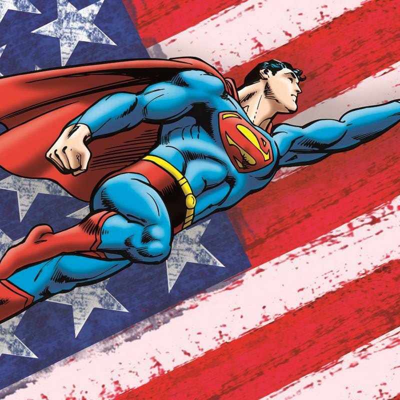 DC Comics; Superman Patriotic Art G S Pawn