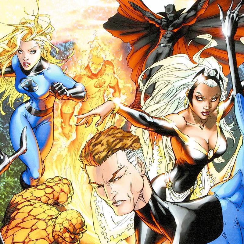 Stan Lee Signed; Fantastic Four #548 Art Gold & Silver Pawn Shop