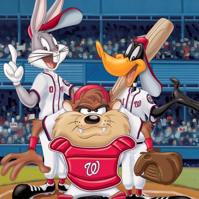 Looney Tunes; At the Plate (Nationals) Art Gold & Silver Pawn Shop