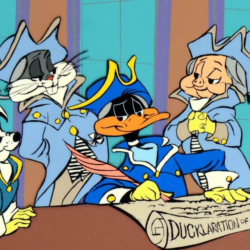 Chuck Jones; Ducklaration of Independence Art Gold & Silver Pawn Shop