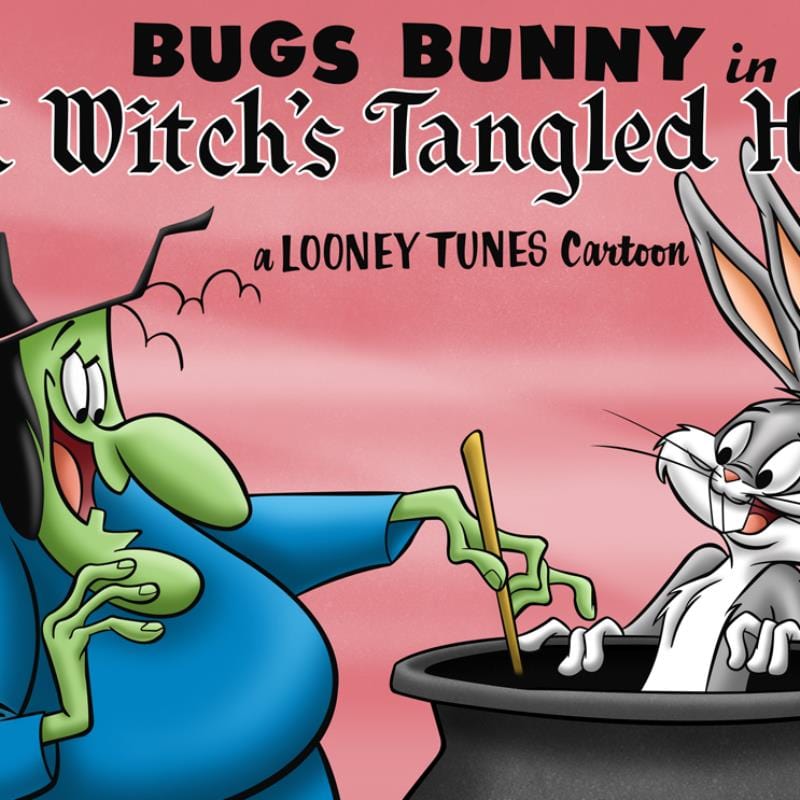 Looney Tunes; A witches Tangled Hare Art Gold & Silver Pawn Shop