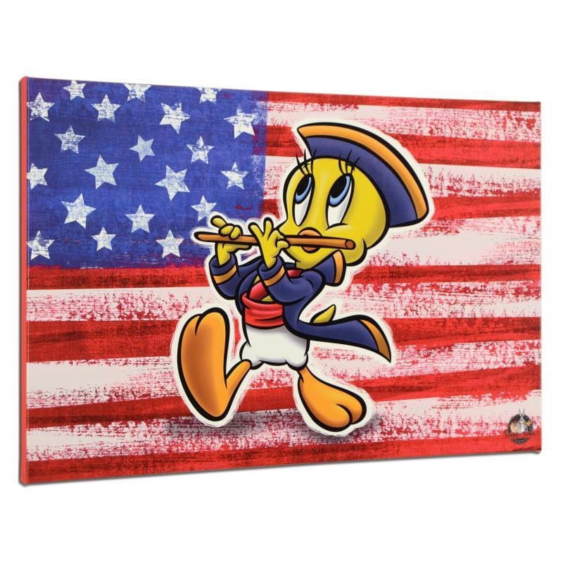 Looney Tunes; Patriotic Series: Tweety Art Gold & Silver Pawn Shop