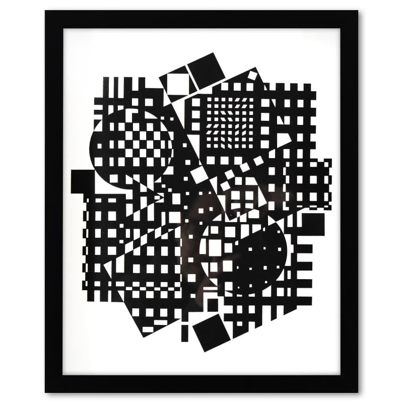 Vasarely; Torke-UY et Jerusa de la serie Croises (Diptych) Gold & Silver Pawn Shop