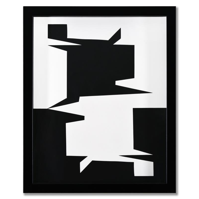 Vasarely; Ontil, Uzok, et Imbituba de la serie Etres Ou Fantomes (Triptych) Gold & Silver Pawn Shop