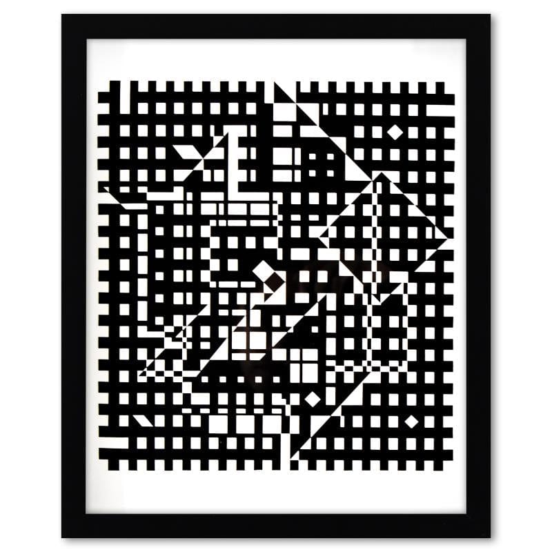 Vasarely; YMPHY et Aguia-II de la serie Croises (Diptych) Gold & Silver Pawn Shop