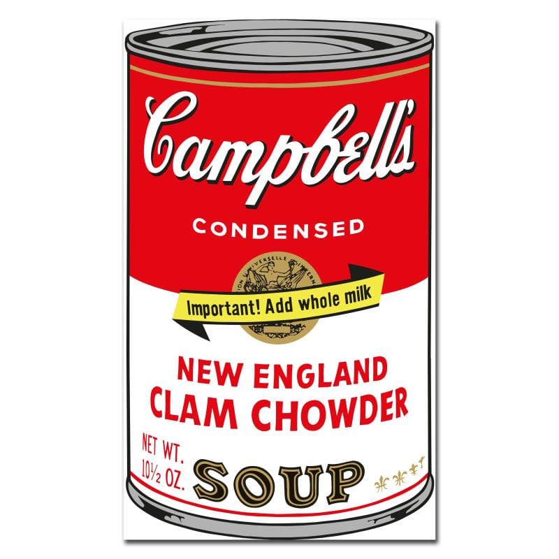 Andy Warhol; Soup Can Series 2 Art Gold & Silver Pawn Shop