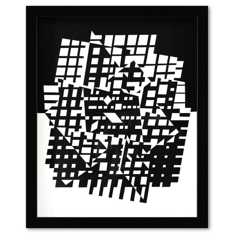 Vasarely; Citra et Ixion-II de la serie Croises (Diptych) Gold & Silver Pawn Shop