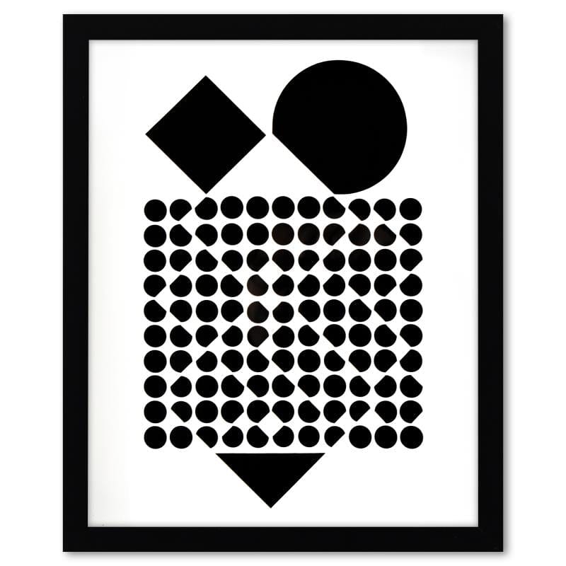 Vasarely; Cassiopee et Bellatrix de la serie Corpusculaires (Diptych) Gold & Silver Pawn Shop