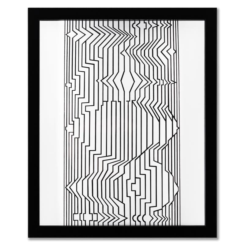 Vasarely; Naissances - I, Naissances - III, et Ebi-Noor de la série Ondulatoires (Triptych) Gold & Silver Pawn Shop