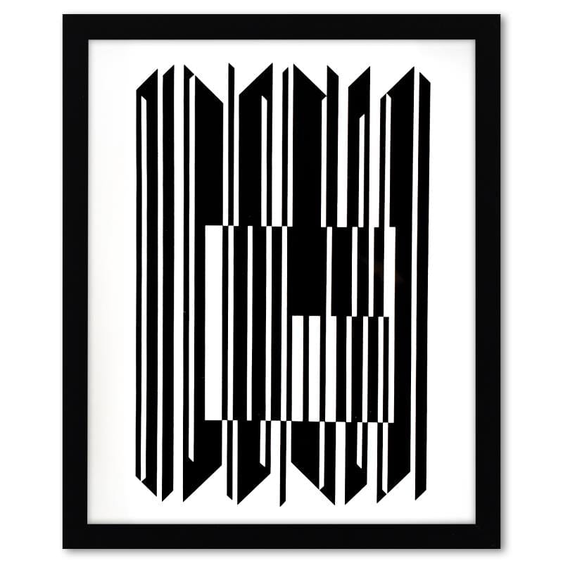 Vasarely; Leyre-II et Altair de la serie Lineaires (Diptych) Gold & Silver Pawn Shop