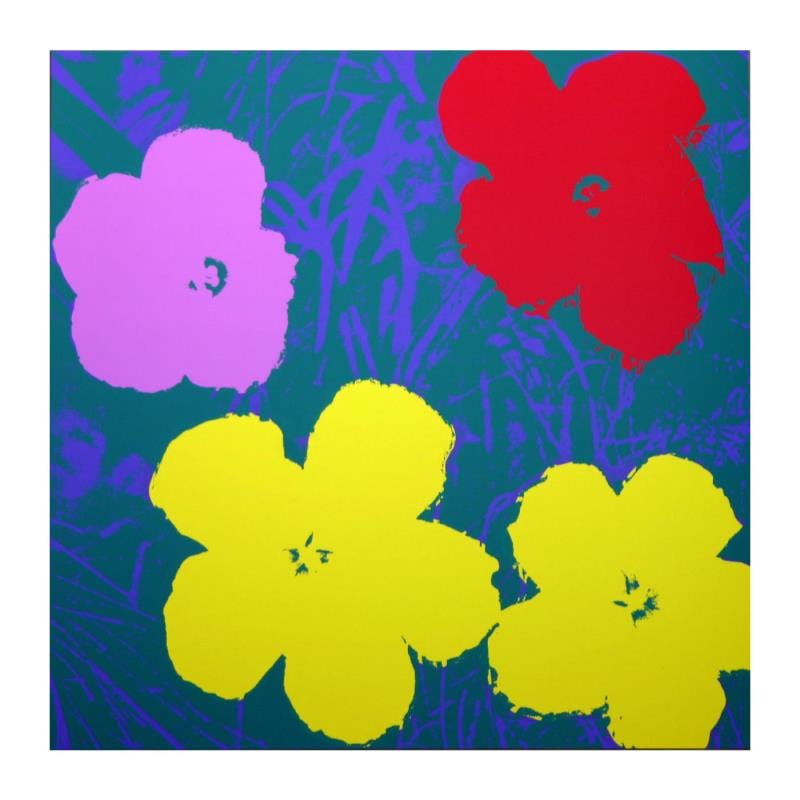 Andy Warhol; Flowers Portfolio Art Gold & Silver Pawn Shop