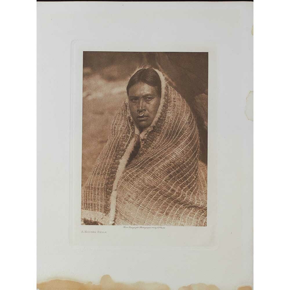 Edward Curtis; A Nootka Belle Art G S Pawn