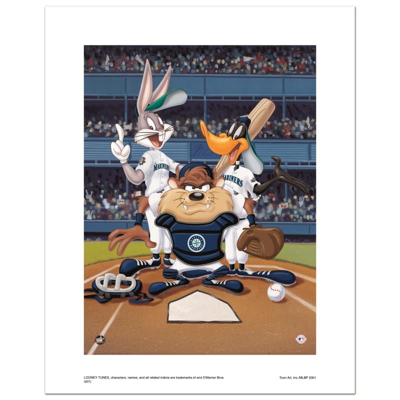 Looney Tunes; At the Plate (Mariners) Art Gold & Silver Pawn Shop