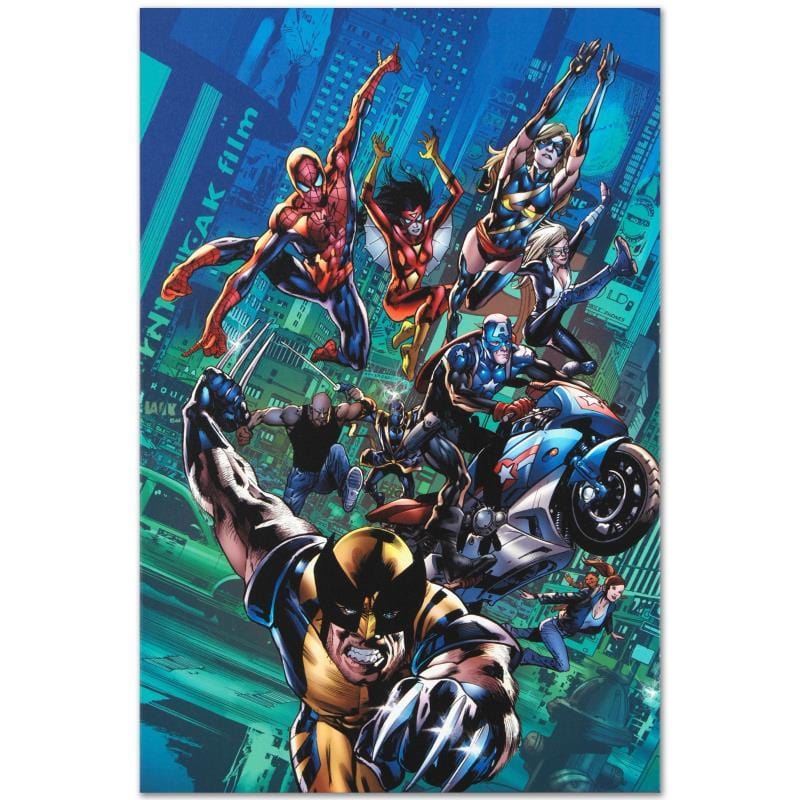 Marvel Art; New Avengers Finale #1 – Gold & Silver Pawn Shop