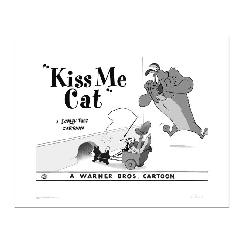 Looney Tunes; Kiss Me Cat Art Gold & Silver Pawn Shop